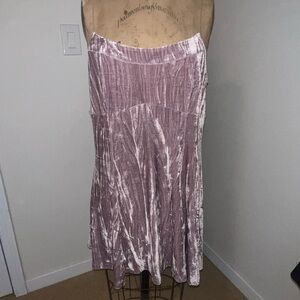 wild fable crushed velvet slip dress in lavender
